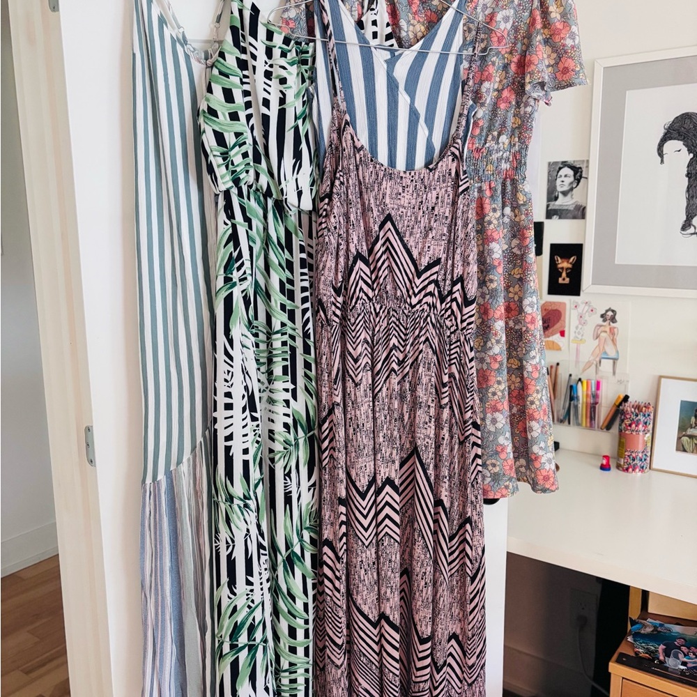 BUNDLE  Multicolor summer maxi dresses